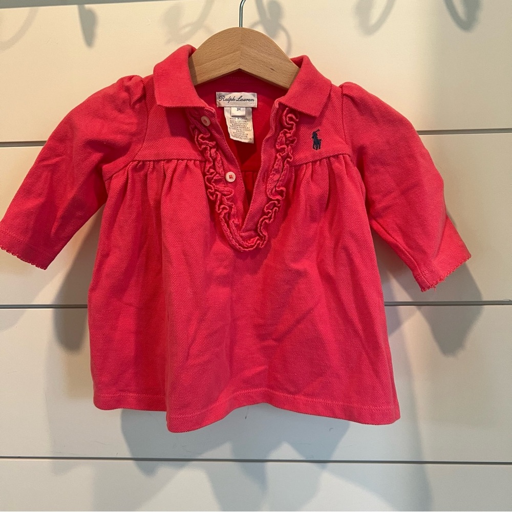 Pink Ralph Lauren Polo Tunic Dress